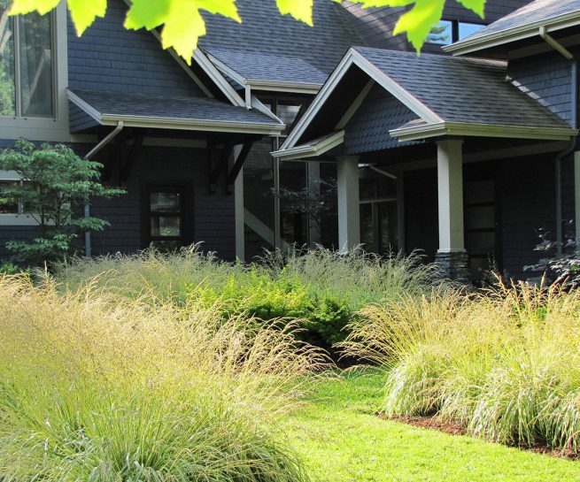 Paysagiste aménagement Sherbrooke 2019 Zeste graminées entrée quiétude verdure 5