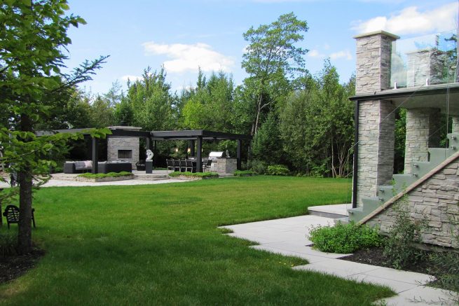 Paysagiste aménagement Sherbrooke 2019 Chic cour arrière moderne chic 1