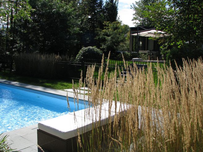 Paysagiste aménagement Sherbrooke Brise d'été graninée piscine fraîcheur