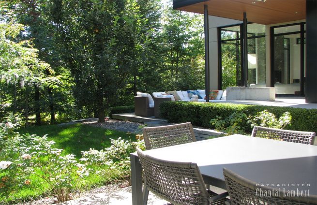 Terrasse et cuisine d'été