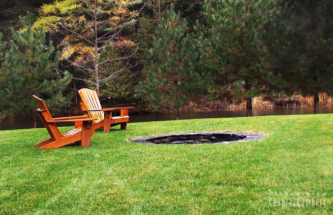 Place de feu pit de feu