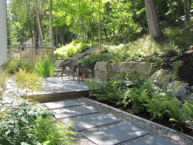 entrée principale naturelle