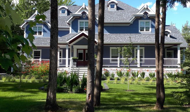 aménagement en façade de maison
