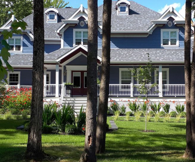 aménagement en façade de maison