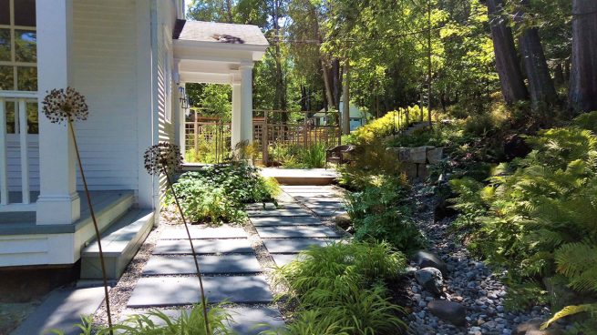 Entrée de résidence en matières au naturel